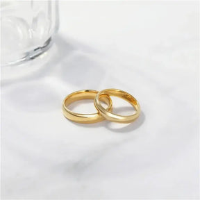 Gold Color Tungsten Ring for Couples – Classic & Durable - Rings-Tungsten 31