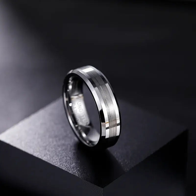 High Polish Tungsten Rings – Classic Wedding Band for Men - Rings-Tungsten 10