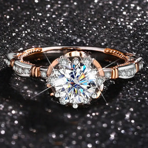 Promise Rings with Diamond - Luxury Wedding Band - Rings-Moissanite 51